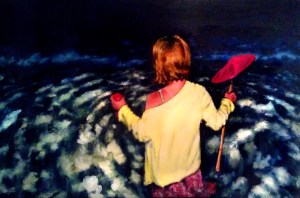 Ghost Crab Hunting - Robert Reeves - Oil painting - 012012