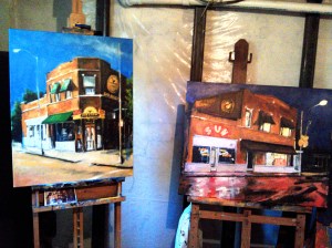 Sun Studios  - Robert Reeves - original oil paintings