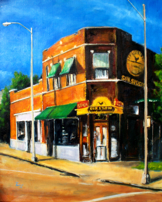 Sun Studio 1, oil on linen, 20" x 24" - 2012