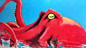 Closeup of the head in-progress