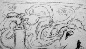 Charcoal pencil doodle