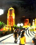 Robert Reeves – A Night Walk After the Show – Giclee – up to 16×20 –&nbsp;$160