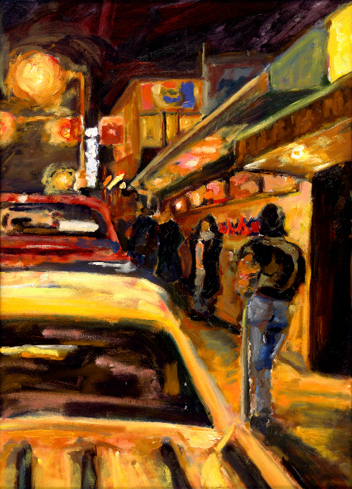 Robert Reeves - Stebs Amusements, oil on canvas, 24"x36", 1994