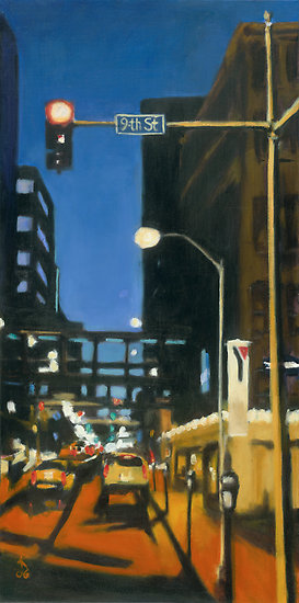 Robert Reeves - The Intersection (9th and Locust) - Giclee - up to 40x20, 2008