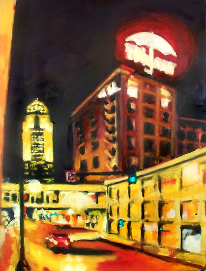 Robert Reeves - Untitled in Red and Gold - Giclee - up to 20x 26, 2009